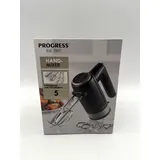 Progress® Handmixer Handrührer 5 Geschwindigkeitsstufen Knethaken Rührbesen Neu