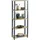 KESPER Regal 60 x 29 x 147 cm Grau