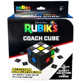Spin Master Rubik's Cube, Coach Cube, 3x3 Lernwürfel mit Stickern, zum Schritt-für-Schritt-Lösen des Zauberwürfels, umfangreicher Leitfaden in 8 Schritten, für EinsteigerInnen ab 8 Jahren