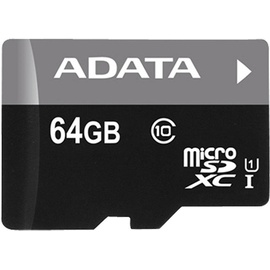 A-Data microSDXC Premier 64GB Class 10 UHS-I + SD-Adapter