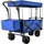 Vevor Bollerwagen Faltbar 92,7 x 54,3 x 98,5 cm 100 kg Blau