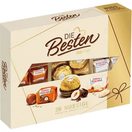 Ferrero Die Besten von Ferrero Nuss 26er Geschenkbox Rocher Küsschen (47,96 EUR/kg)