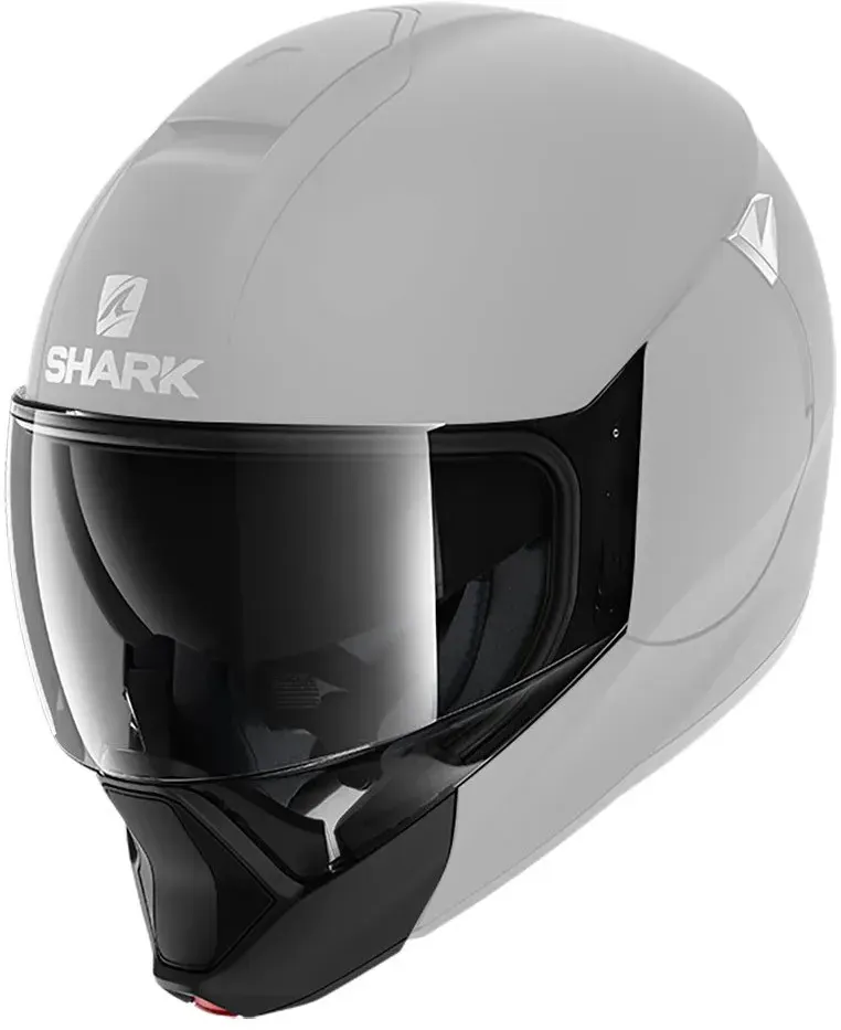 Shark Evojet With Chin Bar Kratzfester Bildschirm - Smoke 50% / Matte Black - One Size