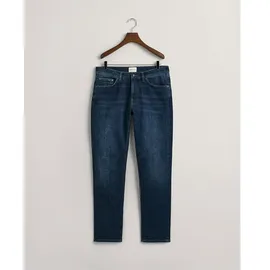 GANT Slim Fit Jeans Dark Blue Worn In 34 32