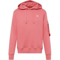 Alpha Industries X-Fit Hoody Kapuzensweat für Herren Coral Red