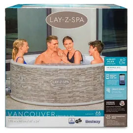 BESTWAY Lay-Z-Spa WLAN-Whirlpool Vancouver AirJet Plus Ø 155 x 60 cm