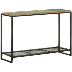 vidaXL Konsolentisch 110x35x75 cm Recyceltes Massivholz