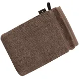 VOSSEN Pure Waschhandschuh 16 x 22 cm toffee