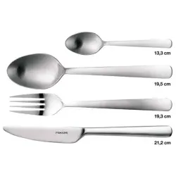 Fiskars Functional Form Besteckset, matt 1002961 , 1 Besteckset, 24-teilig