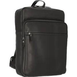 Burkely Rucksack Leder schwarz