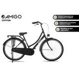 AMIGO Hollandräder Damen Cotton omafiets 28 Zoll 50 cm Damen Rücktrittbremse Mat