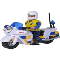 SIMBA - Feuerwehrmann Sam – Polizeimotorrad + Figur Malcolm