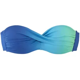 LASCANA Bügel-Bandeau-Bikini Damen Blau/Türkis 40 Cup D