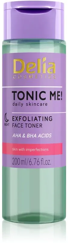 Delia Cosmetics Tonic Me! sanftes Peeling-Tonikum für die Nacht 200 ml