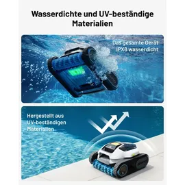 Mammotion Spino E1 Poolroboter Akku Boden Wand