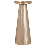 HOUSE OF SEASONS Kerzenständer Rista champagner 19,5 x 12 cm