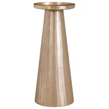 HOUSE OF SEASONS Kerzenständer Rista champagner 19,5 x 12 cm