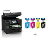 Epson EcoTank ET-5850 Tintenstrahl-Multifunktionsgerät + Inklusive einem Tintenset