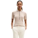 Marc O'Polo Slim Fit Poloshirt aus Baumwoll-Modal-Mix, Beige, XXL