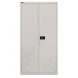 Bisley Aktenschrank Universal Flügeltürenschrank in Lichtgrau - Maße: H 181 x B 91 x T 40 cm grau