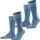 Falke Happy Socken 2er Pack Blau 39-42