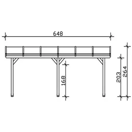 SKANHOLZ Andria 648 x 300 cm eiche hell