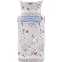 BASSETTI Hanami Bettwäsche + 1 Kissenhülle aus 100% Baumwollsatin