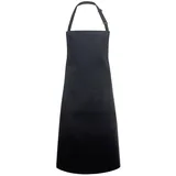 Karlowsky Fashion GmbH Karlowsky BLS 5 PURE Latzschürze BASIC mit Schnalle und Tasche, 65% Polyester/35% Baumwolle, Schwarz, Einheitsgröße