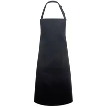 Karlowsky Fashion GmbH Karlowsky BLS 5 PURE Latzschürze BASIC mit Schnalle und Tasche, 65% Polyester/35% Baumwolle, Schwarz, Einheitsgröße