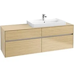 Villeroy & Boch Collaro Waschtischunterschrank C02700VJ 160x54,8x50cm, Waschtisch rechts, Nordic Oak
