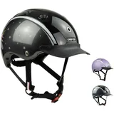 netproshop Casco Nori Kinder Reithelm - Fahrradhelm - Wintersporthelm in Einem Größe XS + S, Groesse:S 52-56 cm, Farbe:Unicorn