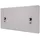Proregal Akustik-Tischtrennwand HxBxT 60x120x2 cm Doppelwandig Stoff Grau Büro-Sichtschutz Schreibtisch Pinnwand