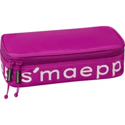 Brunnen 104924026, Weiches Federmäppchen, Nylon, Pink, Weiß, Muster, Reißverschl