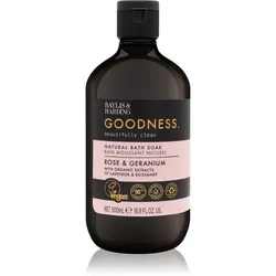 Baylis & Harding Goodness Rose & Geranium Badschaum mit Blumenduft 500 ml