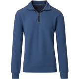 CasaModa Sweatshirt Troyer Blau  XXL