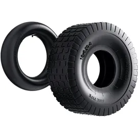 Wiltec Reifen für den Aufsitzmäher 18x8,50-8 4pr mit Schlauch und Winkelventil