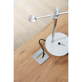 Germania GW-Lioni, weiß (weiß, navarra, eiche, nachbildung), Holzwerkstoff Metall, Holzwerkstoff, Metall, Arbeitsmöbel-Sets, Büromöbel-Set