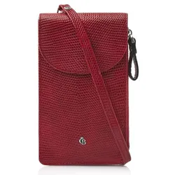 Castelijn & Beerens Handytasche Leder 10.5 cm rot