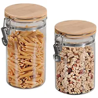 KESPER Aufbewahrungsgläser 2er Set 10 cm 16,5/19 cm