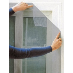 BURI Fliegengitter-Gewebe Fliegengitter für Fenster 100 x 100 cm grau