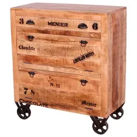 SIT Möbel Rustic Schuhschrank 85 x 90 x 40 cm 2-türig braun