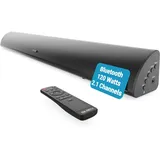 MAJORITY Snowdon Soundbar für TV Geräte | Soundbar Bluetooth | 120W 2.1 TV Lautsprecher für Fernseher | TV Soundbar mit Intergriertem Subwoofer | Soundsystem für Fernseher | 81CM Sound Bar (Schwarz)