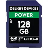 Delkin Devices 128 GB Power SDXC UHS-II (U3/V90) Speicherkarte