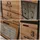 Mendler Apothekerkommode 136 x 73 x 35 cm natur / Silber