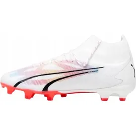 Puma Ultra Pro FG/AG Herren Puma White-Puma Black-Fire Orchid 44,5