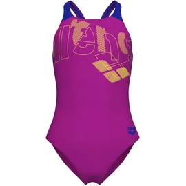 Arena Tales V Back Badeanzug Very Fuchsia/Neon Blue 164