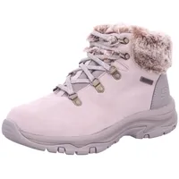 SKECHERS 167178 TPE Lace Up Faux Fur Cuff Boot