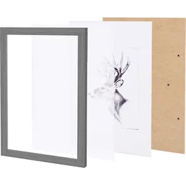 Woltu Bilderrahmen Silber 30x45 cm 10er Set