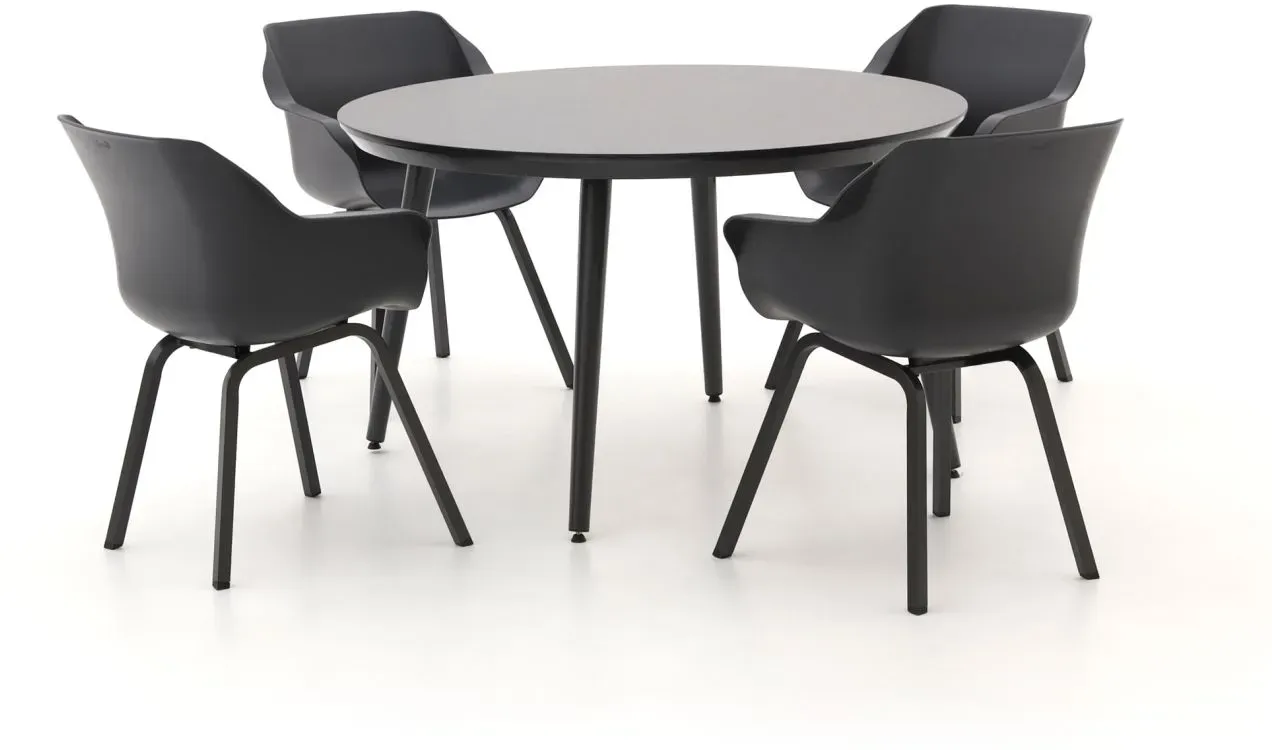 + 10 % Kassenrabatt | Hartman Sophie Element/Studio ø 128 cm Gartenmöbel-Set 5-teilig