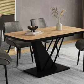 Vicco Fenaro 120 x 77,4 x 80 cm Eiche/Schwarz